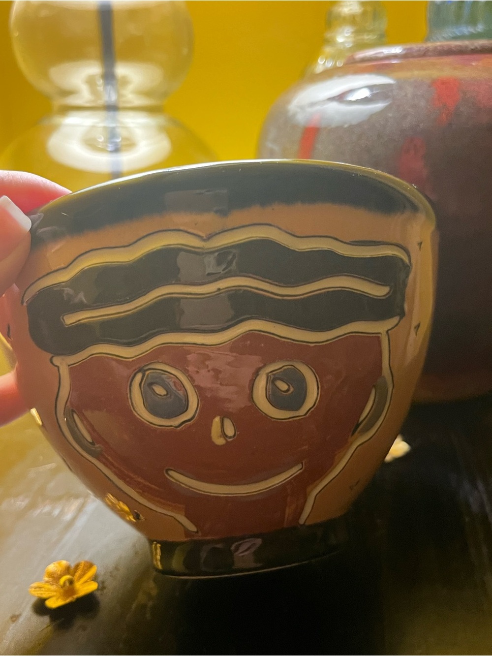 Handmade ceramic art pottery bowl by Claudia Reese - Cera-mix Studio